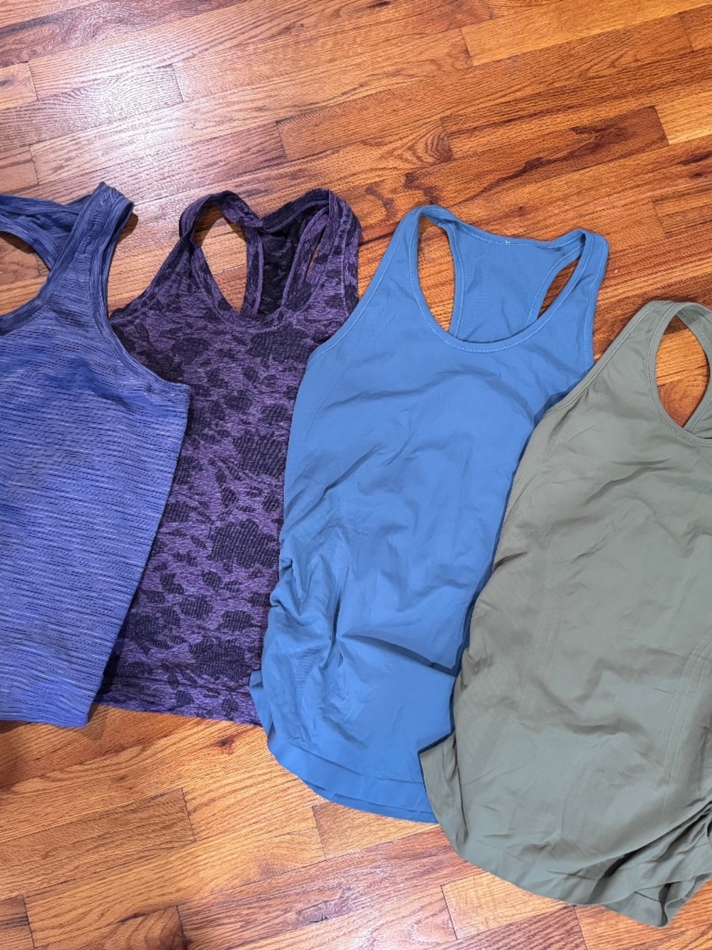 SET (4) ATHLETA RACERBACK TANKS